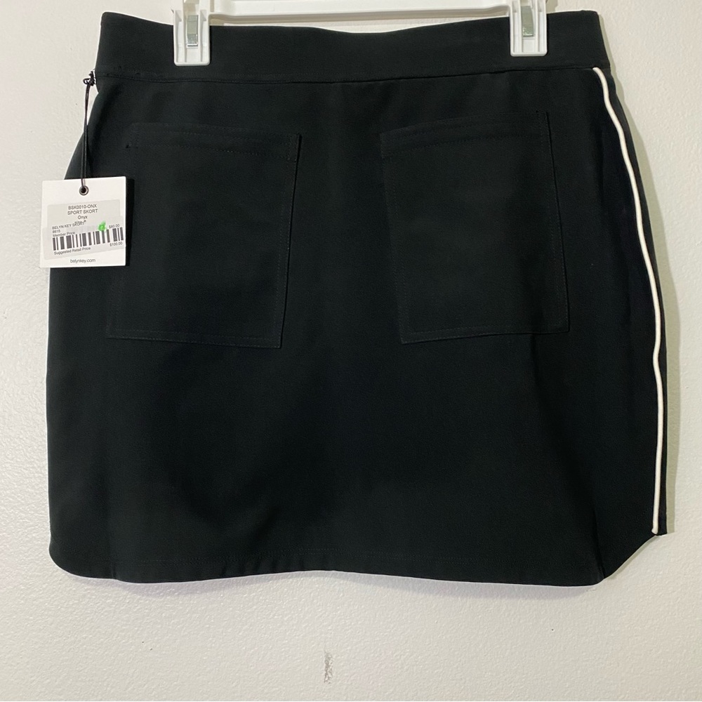 NWT Belyn Key Ladies Size Small Black and White Skorts - Picture 3 of 10